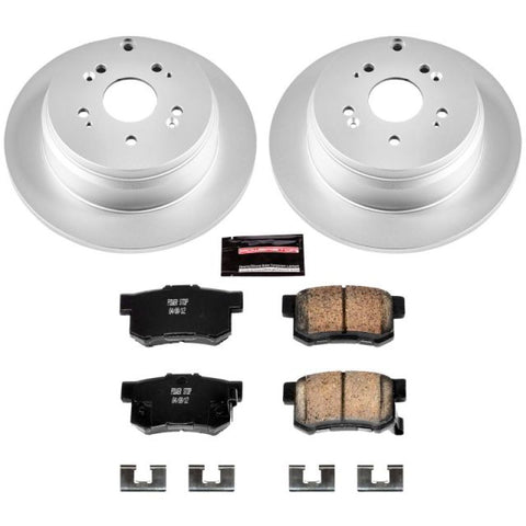 Power Stop 07-09 Acura RDX Rear Z17 Evolution Geomet Coated Brake Kit - CRK3098