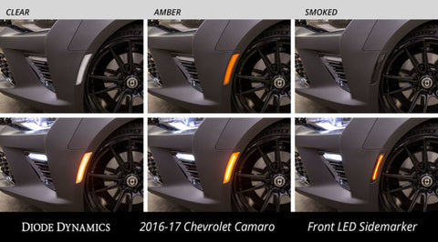 Diode Dynamics 16-21 Chevrolet Camaro LED Sidemarkers Clear (set) - DD5061