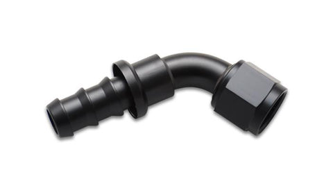 Vibrant Push-On 60 Degree Hose End Elbow Fitting Size -10AN - 22610
