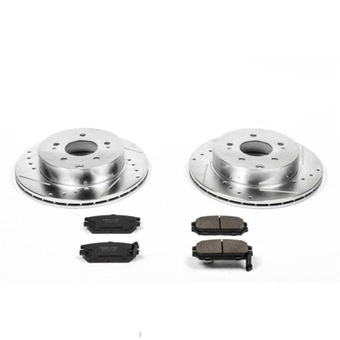 Power Stop 06-12 Mitsubishi Eclipse Rear Z23 Evolution Sport Brake Kit - K3079