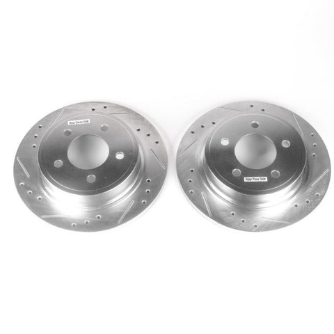 Power Stop 04-08 Chrysler Pacifica Rear Evolution Drilled & Slotted Rotors - Pair - AR8759XPR