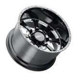 Weld Off-Road W125 20X9 Granada Six 6X139.7 ET00 BS5.00 Gloss Black MIL 106.1 - W12509084500