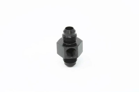Aeromotive VaporWorx Gauge Setting Fitting Adapter - (1) AN-06 Male-Male Union & 1/8in NPT Port - 65608