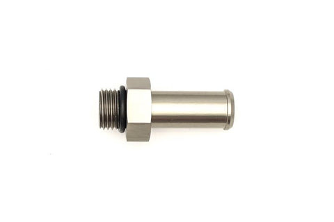 DeatschWerks 6AN ORB Male To 1/2in Barb Fitting (Single Barb - Incl O-Ring) - 6-02-0503