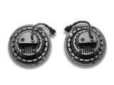 Raxiom 07-08 Jeep Wrangler JK Hi Output LED Headlights/Angel Eye DRL- Black Housing- Clear Lens - J211420