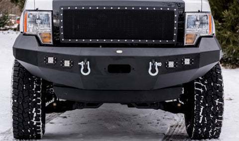 DV8 Offroad 09-14 Ford F-150 Winch Ready Front Bumper - FBFF1-02