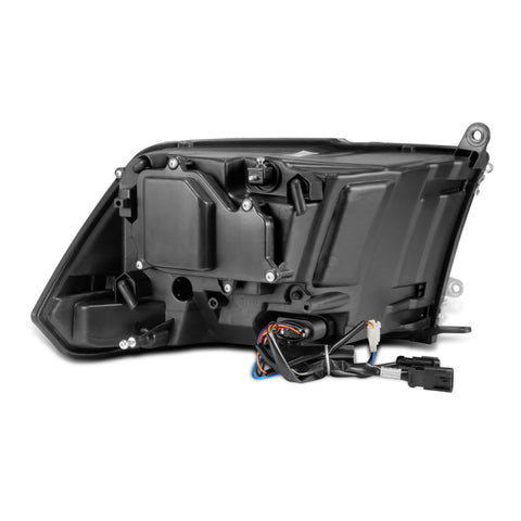 Raxiom 09-18 Dodge RAM 1500 LED Halo Headlights w/ Swtchbck Turn Signals- Chrome Hsng (Clear Lens) - R111519