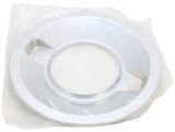 K&N 16in OD / 7-5/16in Flange / 1in Drop Chrome Base Plate - 08984