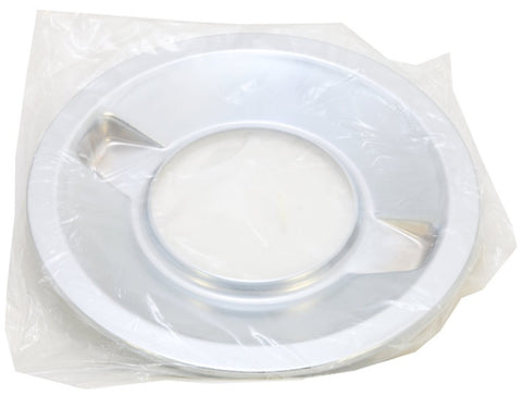 K&N 16in OD / 7-5/16in Flange / 1in Drop Chrome Base Plate - 08984