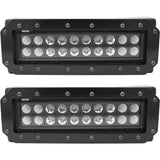 Westin HDX Flush Mount B-FORCE LED Light Kit (Set of 2) w/wiring harness - Black - 57-0035
