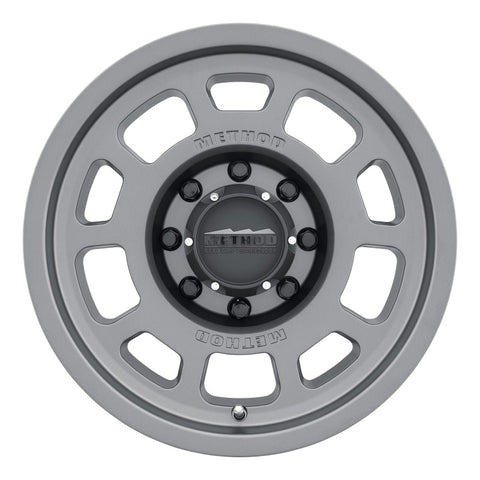Method MR705 17x8.5 0mm Offset 8x180 130.81mm CB Titanium Wheel - MR70578588800