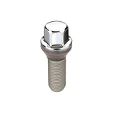 McGard Hex Lug Bolt (Cone Seat) M14X1.5 / 17mm Hex / 28.0mm Shank Length (Box of 50) - Chrome - 69700