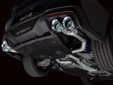 AWE 2024 Ford Mustang Dark Horse S650 RWD Track Edition Cat-Back Exhaust w/ Quad Chrome Silver Tips - 3020-42375