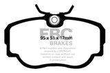 EBC 83-85 BMW 318 1.8 (E30) Greenstuff Front Brake Pads - DP2779