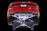 AWE Tuning Audi B9 S5 Coupe 3.0T Track Edition Exhaust - Chrome Silver Tips (102mm) - 3010-42064
