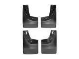 WeatherTech 14+ Chevrolet Silverado No Drill Mudflaps - Black - 110035-120035