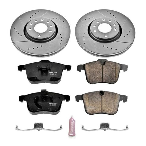 Power Stop 06-11 Saab 9-3 Front Z23 Evolution Sport Brake Kit - K5349