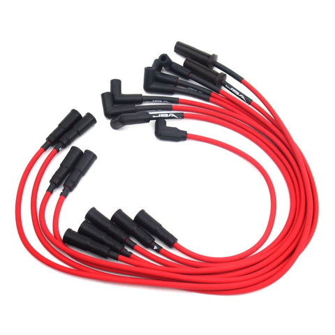 JBA 92-96 Chevrolet Corvette 5.7L LT1 Ignition Wires - Red - W0815