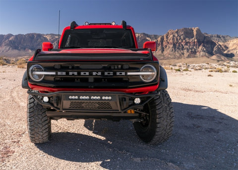 AVS 21-23 Ford Bronco 2/4Dr. Excl. Raptor Aeroskin II Textured Low Profile Hood Shield - Black - 436183