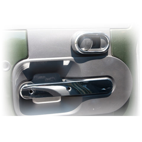 Rugged Ridge 07-10 Jeep Wrangler JK Chrome Rear Door Handle Trim - 11156.17