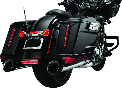 Kuryakyn Rear Fender Accents FLHX & FLTR Models Chrome - 7797