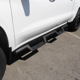 Westin 2019 Chevrolet Silverado / GMC Sierra 1500 Crew Cab Drop Nerf Step Bars - Textured Black - 56-14135