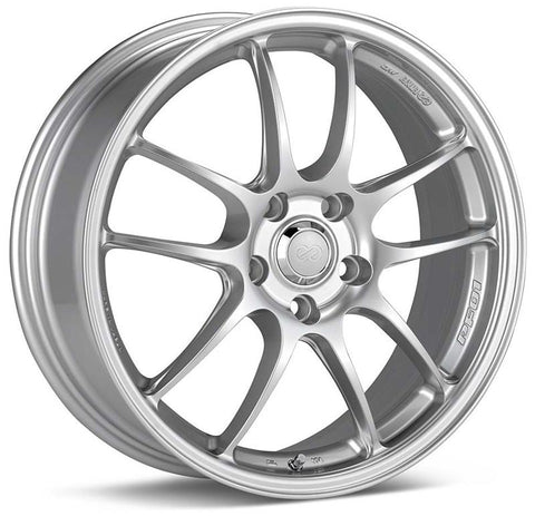 Enkei PF01 17x8.5 5x114.3 40mm Offset Silver Wheel - 460-785-6540SP