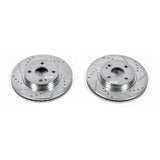 Power Stop 11-14 Mazda 2 Front Evolution Drilled & Slotted Rotors - Pair - JBR1561XPR