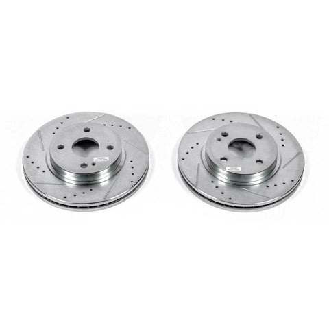 Power Stop 11-14 Mazda 2 Front Evolution Drilled & Slotted Rotors - Pair - JBR1561XPR