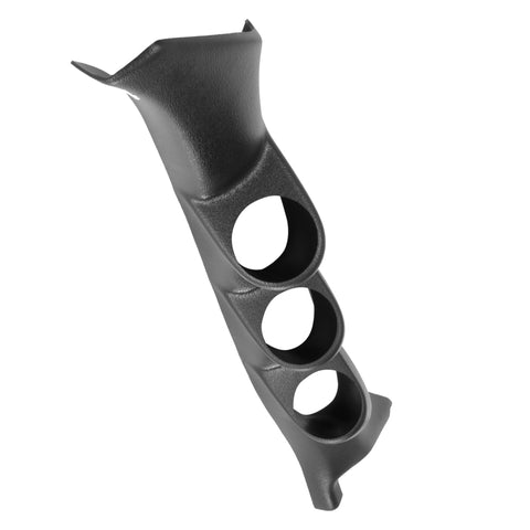 Autometer 95-98 Chevy Silverado/Dmax (also for 99 C/K) Triple Pillar - Black - 17103