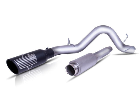 Gibson 11-14 Ford F-150 FX4 3.5L 3.5in/4in Patriot Series Cat-Back Single Exhaust - Stainless - 70-0013