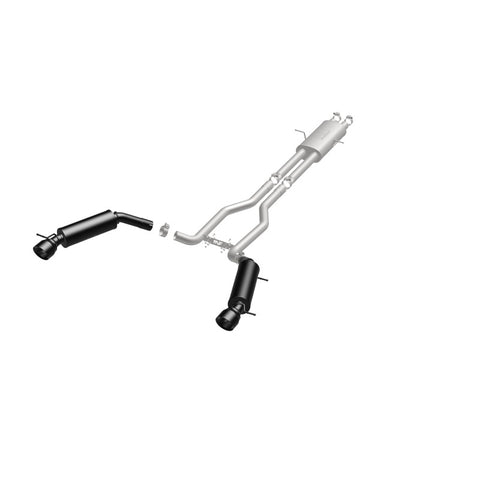 MagnaFlow Cat-Back 15-16 Land Rover Ranger Rover V6 SS 2.5in Dual Split Rear Exit 4.5in Black Tips - 19123