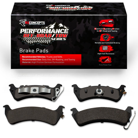 R1 93-98 Jeep Grand Cherokee Rear Off-Road/Tow Brake Pads - 2400-0666-00
