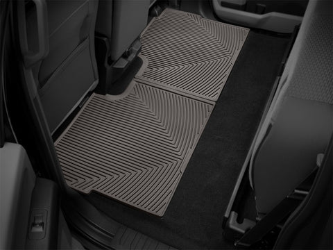 WeatherTech 2015+ Ford F-150 Rear Rubber Mats - Cocoa - W346CO