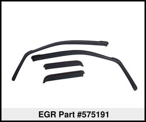 EGR 07+ Toyota Tundra Crewmax In-Channel Window Visors - Set of 4 (575191) - 575191