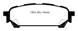 EBC 03-05 Subaru Impreza 2.0 Turbo WRX Bluestuff Rear Brake Pads - DP51687NDX