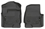 Husky Liners 17 Ford F-250 Super Duty SuperCab WeatherBeater Black Floor Liners - 13321