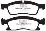 EBC 13-18 Dodge Durango 5.7L Extra Duty Front Brake Pads - ED92136