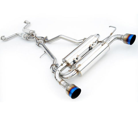 Invidia 09+ 370Z Gemini Single Layer Titanium Tip Cat-back Exhaust - HS09N7ZGIT