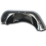DV8 Offroad 07-18 Jeep Wrangler JK Rear Aluminum Inner Fender - Black - INFEND-01RB