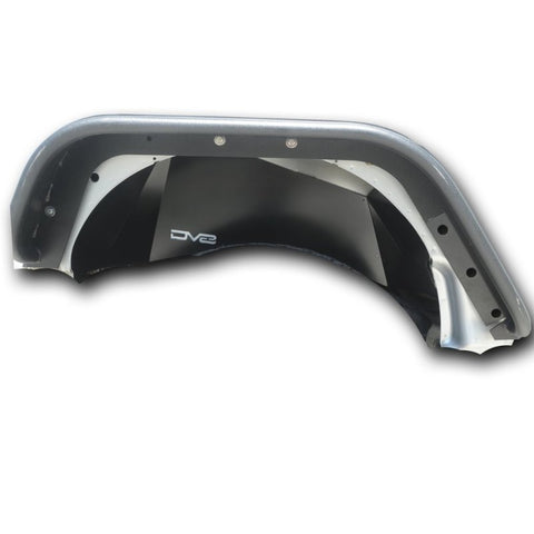 DV8 Offroad 07-18 Jeep Wrangler JK Rear Aluminum Inner Fender - Black - INFEND-01RB