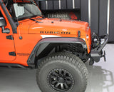 Fishbone Offroad 07-18 Jeep Wrangler JK Aluminum Front Inner Fenders - FB33007F