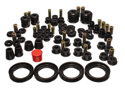 Energy Suspension 97-01 Honda Prelude (Type SH Only) Black Hyper-Flex Master Bushing Set - 16.18113G