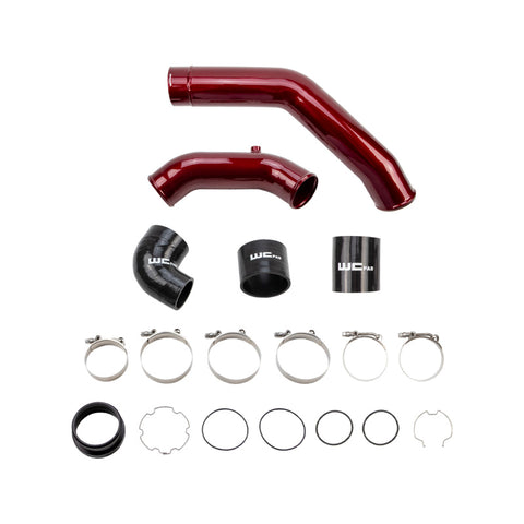 Wehrli 17-25 Ford 6.7L Powerstroke 6.7L High Flow Intercooler Pipe Kit - Gun Metal - WCF100297-GM