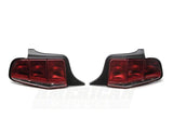 Raxiom 10-12 Ford Mustang Aero Tail Lights- Blk Housing (Smoked Lens) - 49145