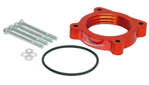 Airaid 04-13 Nissan Titan / Armada 5.6L 04-10 Infiniti QX-56 5.6L PowerAid TB Spacer- Black - 520-538
