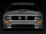 Raxiom 05-09 Ford Mustang Excluding GT500 LED Halo Projector Headlights- Blk Housing (Clear Lens) - 101683