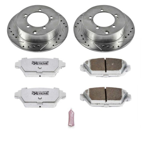 Power Stop 90-94 Eagle Talon Rear Z26 Street Warrior Brake Kit - K684-26