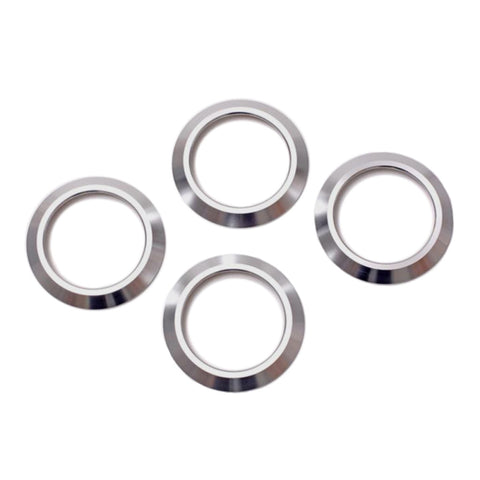 DV8 Offroad 2007-2010 Jeep JK A/C Vent Bezel Trim 4 Piece Set - D-JP-180000-AL