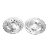 Power Stop 71-73 Buick Centurion Front Evolution Drilled & Slotted Rotors - Pair - AR8600XPR